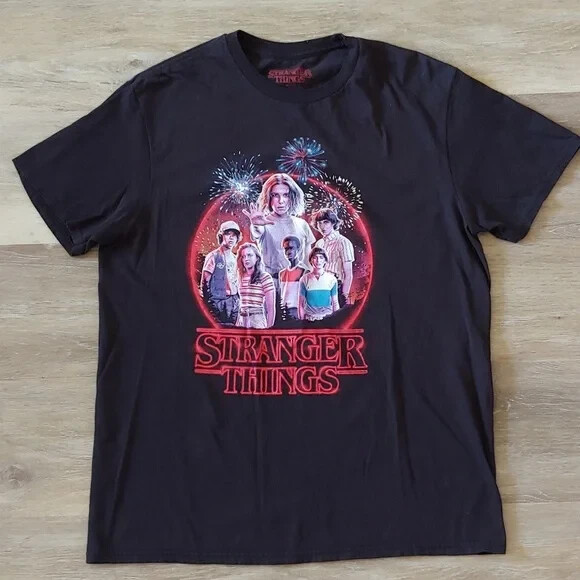 Netflix Stranger Things Graphic T-Shirt Size L | eBay Netflix Stranger Things Graphic T-Shirt Size L | eBay
