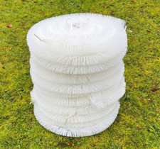 40m White Gutter Brush Leaf & Moss Guard - Gutter Protection