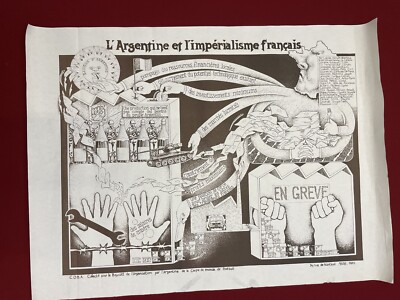 SPORT - COUPE DU MONDE DE FOOTBALL 1978 - Gravure Originale Contre La Tenue Du Mundial 78 En Argentine I