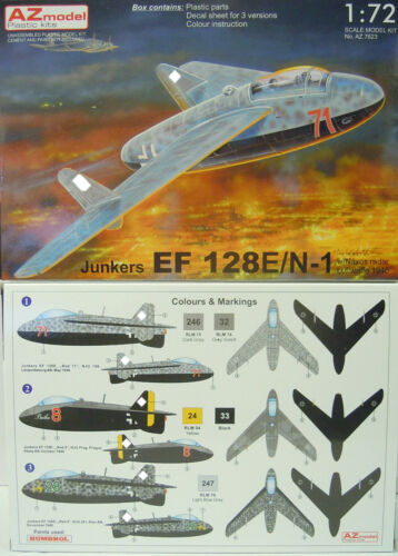 Junkers EF-128 E/N-1, Naxos, Armée 1946, Az-Model, 1:72, Limité, Neuf - Afbeelding 1 van 2