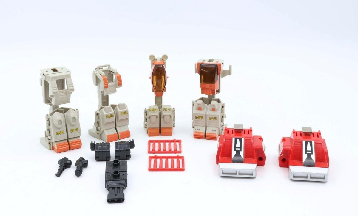 SUPER GOBOTS ROBO MACHINE STACKS TRANSPORT COMPLET DANS POLY