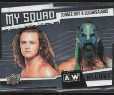 2022 Upper Deck Allure AEW #MC-1 Jack Perry / Luchasaurus My Squad