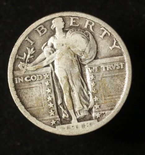USA 1918 S Standing Liberty Quarter - Rare Date!