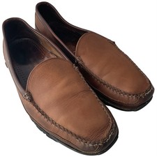 Allen Edmonds Boulder Venetian Leather Driving Loafers Men's Size 12 D Damaged