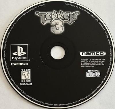 Tekken 3 (Sony PlayStation 1, PS1) DISC ONLY | NO TRACKING | M2536