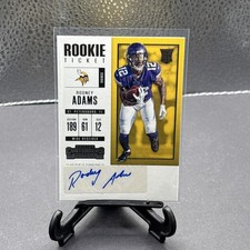 2017 Panini Contenders Rodney Adams Rookie Ticket Auto Autograph