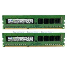 Samsung 16G 2x8GB DDR3 PC3L-12800E 1600MHz 1.35V ECC Unbuffered UDIMM Ram for HP