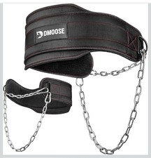 DMoose Fitness Dip Belt for Weight Lifting, Pullup, Squats  Dips