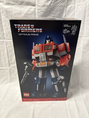 LEGO Icons 10302 Optimus Prime Transformers Bausatz, Mehrfarbig
