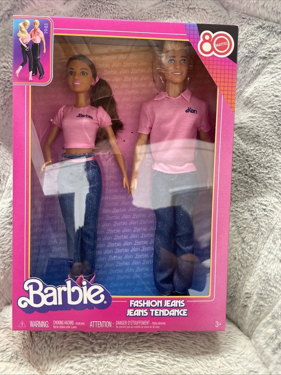 Barbie Fashion Jeans [1981] - Barbie & Ken 2-Pack - Mattel 80th