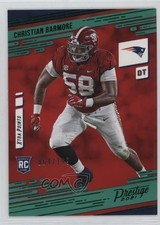 2021 Panini Prestige Rookies Xtra Points Green /199 Christian Barmore #251 1i2y