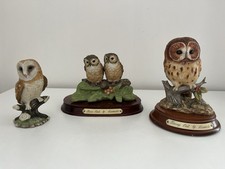 Leonardo Collection Owls - Set Of 3 Decorative Owl Statues