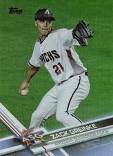 2017 Topps Update #US130 Zack Greinke Gold #/2017