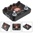 Pedal efecto distorsión metálica para guitarra Rowin calidad de sonido superior y respuesta