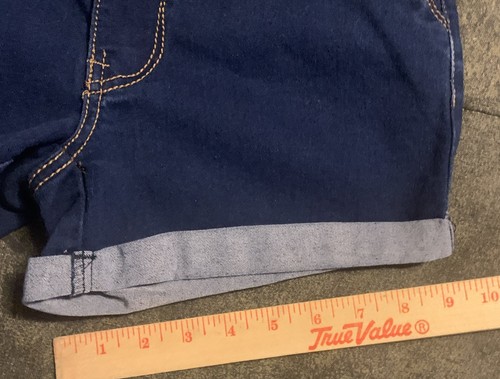 Blaue Stretch-Denimshorts Damen Junior At Seven mit Bündchen Größe 7 Artikel #1380 - Bild 10 von 10