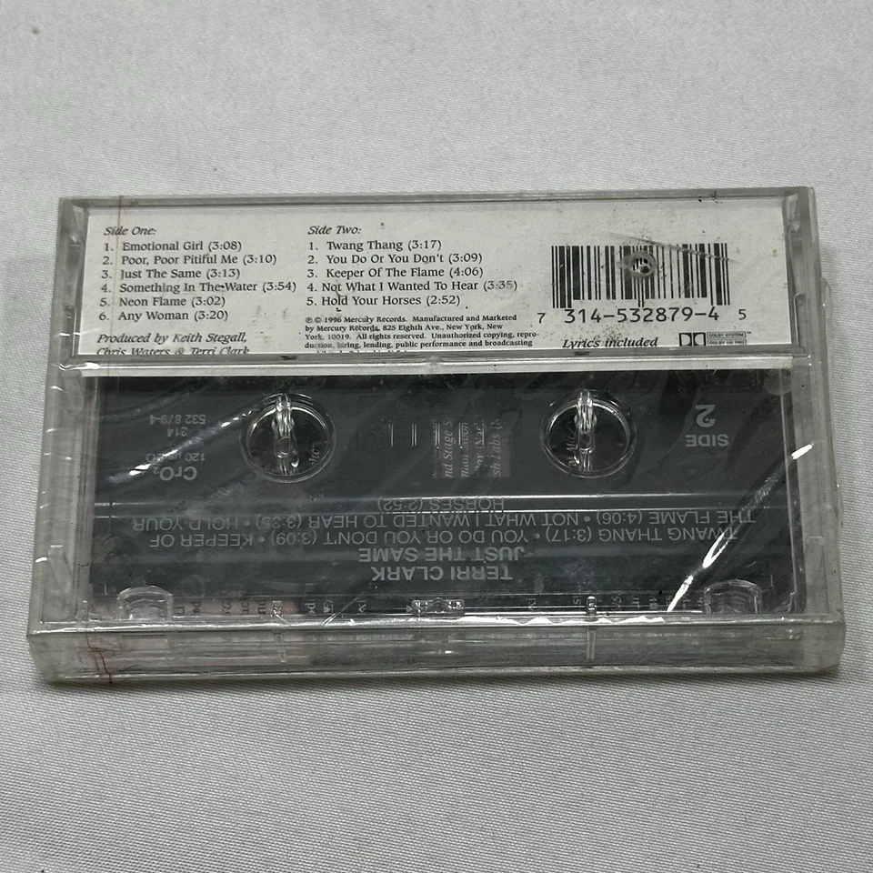 Just the Same by Terri Clark Audio Cassette Tape Album 1996 Mercury Nashville Foto 2 de 4