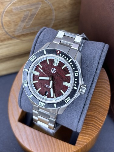 Zelos Swordfish 40mm Titanium Blood Moon Meteorite Dial NEW SOLD OUT