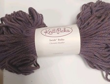 Knit Picks Swish Bulky. Color Clematis Heather. Superwash Merino. 137 Yards.