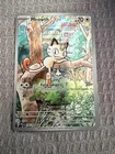 Pokemon TCG Meowth 106/094 Phantasmal Flames  Illustration Rare IR - Near Mint