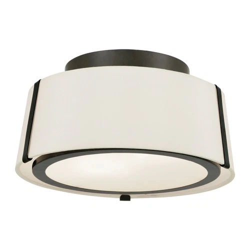 Crystorama Lighting Group FUL-903 Fulton 2 Light 12"W Semi-Flush - Gold - Picture 10 of 12