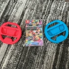 Nintendo Mario Kart 8 Deluxe Switch Multiplayer w/ Case & Steering Wheels (E)