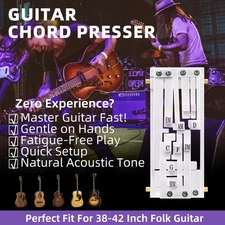 POGOLAB Guitar Chord Presser Guitar Virtuoso Chord Presser Guitar Chord Trainer 