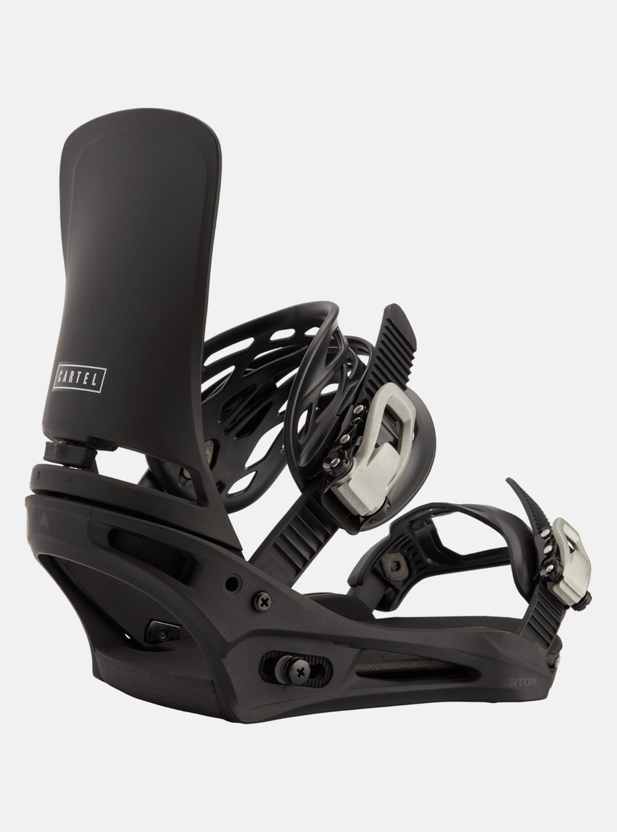 スノーボード Burton CARTEL  size L Burton Cartel Men's Snowboard Bindings, Size L - Black for