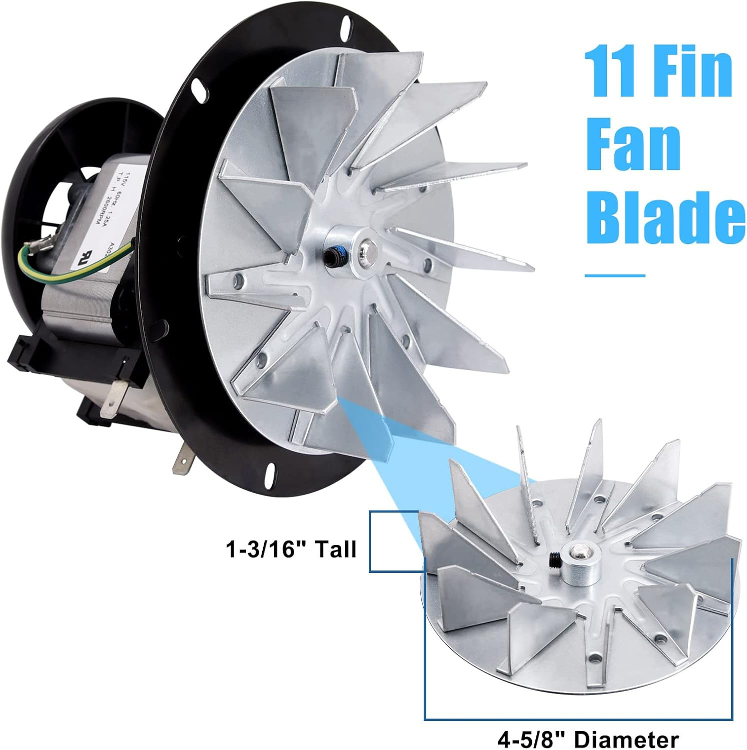 High-Performance Exhaust Blower Motor for US Stove & Ashley Pellet Stoves