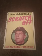 1971 Topps Scratch-Off (Carl Yastrzemski) (NRMT+)