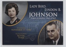 2008 Topps Update First Couples and Lyndon B Johnson Lady Bird #FC-34 2k3