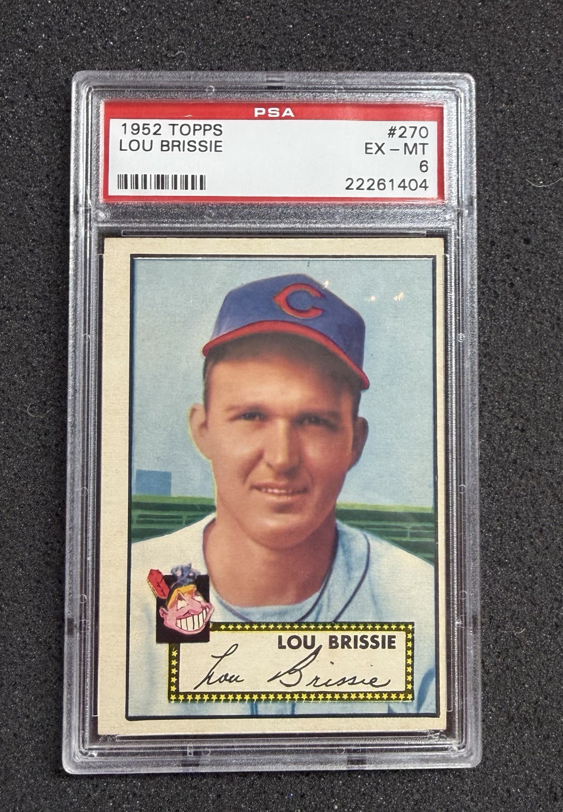 1952 Topps - #270 Lou Brissie - PSA 6