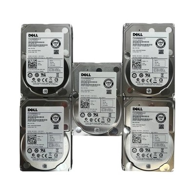 Lot of 5 - Dell 250GB SATA HDD Constellation 2 0HC79n - All under 15 hours