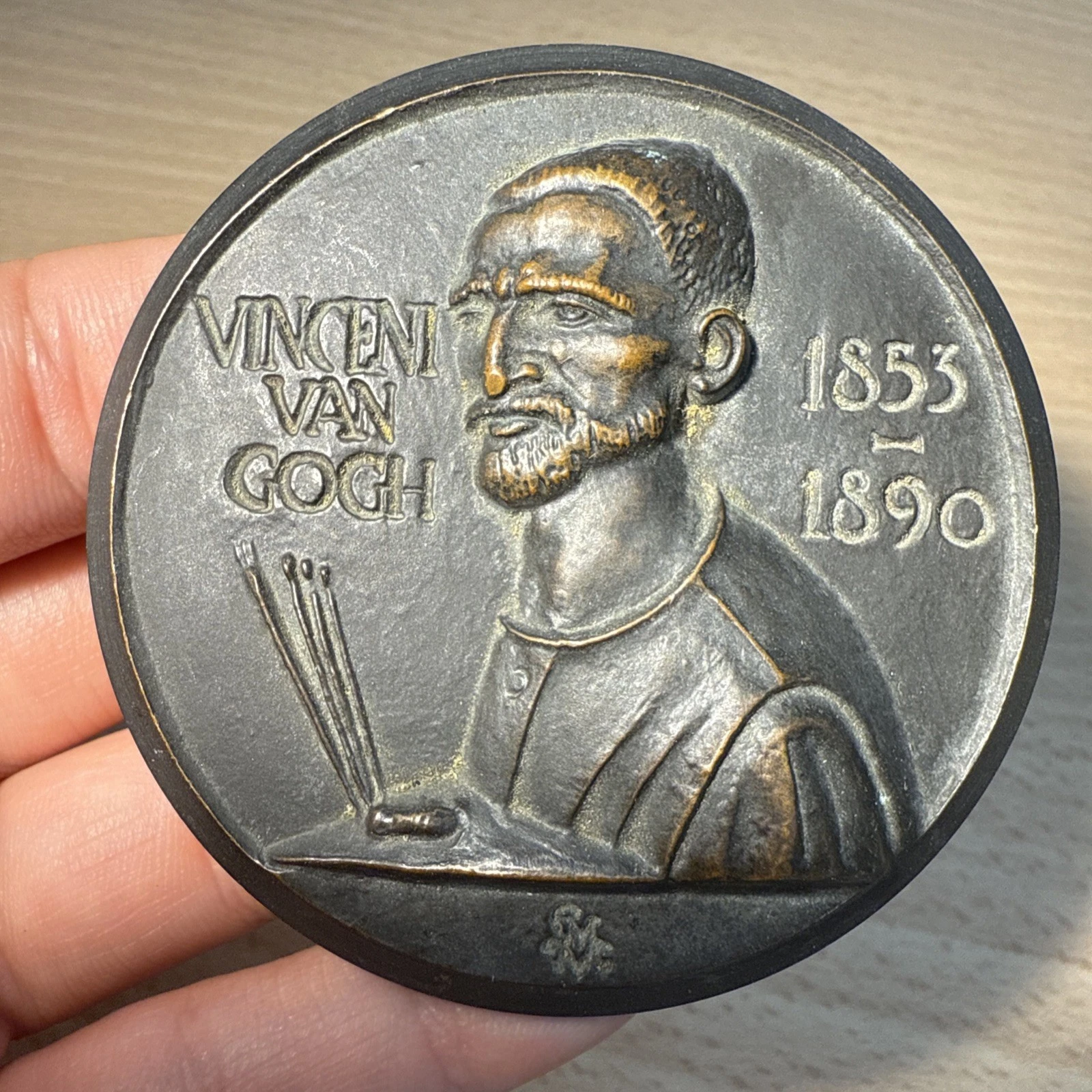 Médaille Vincent Van Gogh 1853 1890 En Bronze