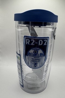 Tervis Tumbler Star Wars R2-D2 Patch Cup Black Lid 16 oz