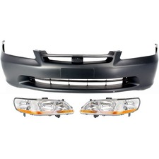 Bumper Cover Kit For 98-2000 Honda Accord Front 4-door Sedan 3pc Bumper Cover Kit For 98-2000 Honda Accord Front 4-door Sedan 3pc