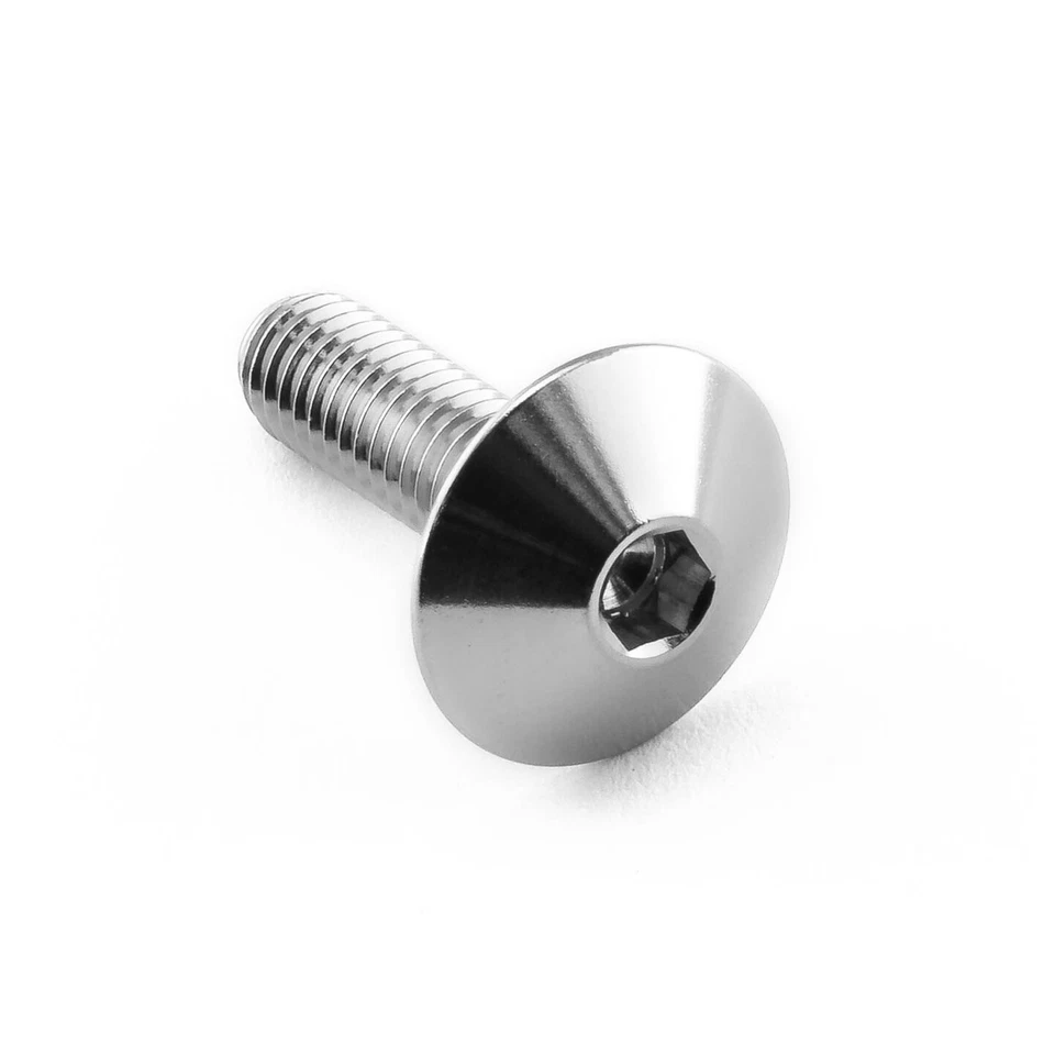Stainless Steel Dome Head Bolt M6 x 1.00mm x 20mm - Polished | Pro-Bolt