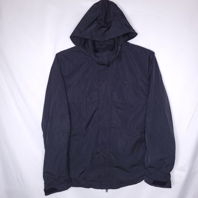 Nike M65 Jacket Mens Medium Black Hooded Tech Packable