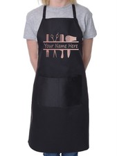 Personalised Apron Hairdresser Your Name Here Great For Work Hair Stylist