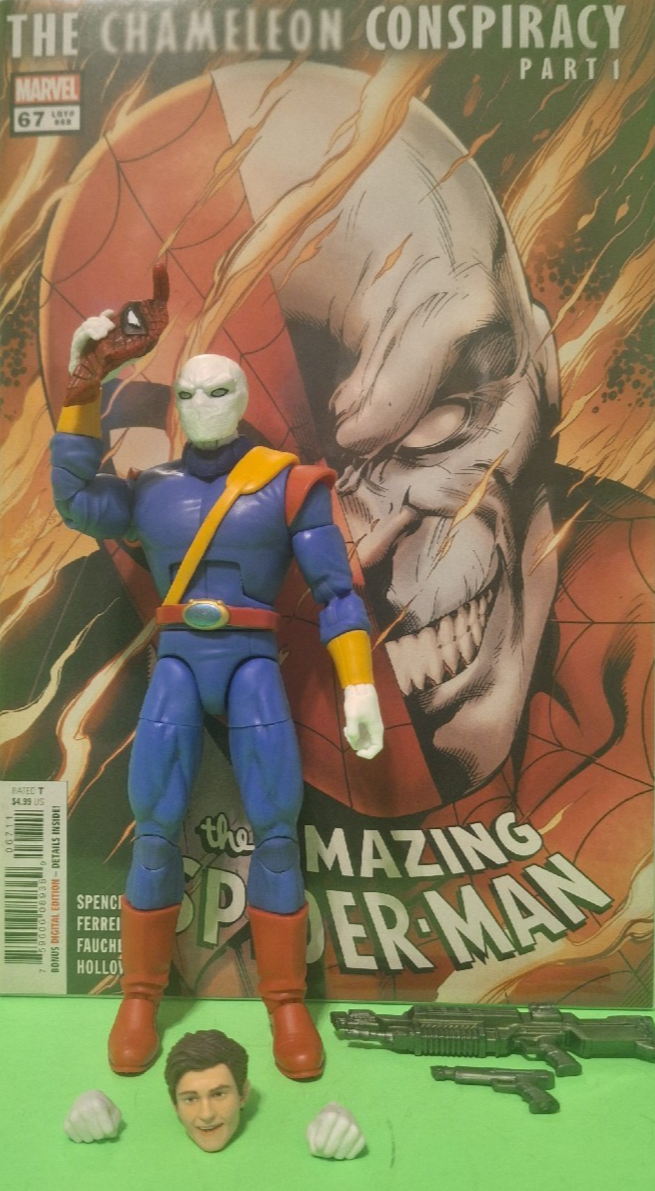 Marvel Legends CHAMELEON RETRO *CUSTOM* - SPIDER-MAN BRAND NEW DAY