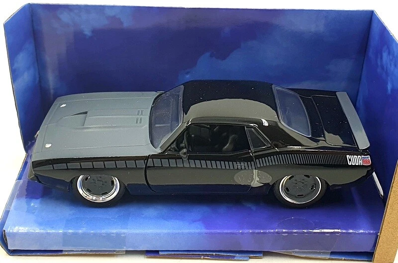Jada 1/32 Scale 97206 - Letty's Plymouth Barracuda - Black Fast and Furious - Image 4 of 4