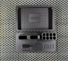 Springfield Armory 1911 Loadout Kit Pistol Stand & Ammo Tray Black