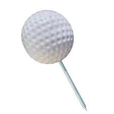 Sandbaggy Plastic Tee Markers for Golf Course (UV Resistant) - Steel Spike