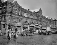 1947 New York City FULTON Fish Market PHOTO  (215-D)