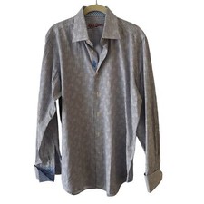 Robert Graham Men  s Long Sleeve Button Down Shirt Size 41/16