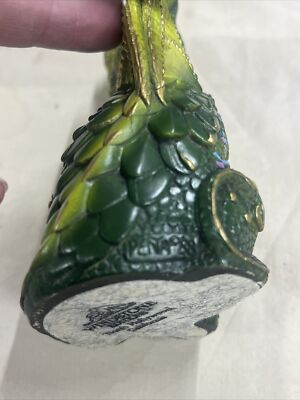 Windstone Editions Green 1988 Young Youth Dragon Pena 5.75