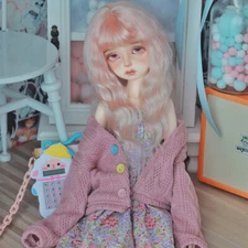 Nude BJD doll 1/4 SD 4.3 Girl Normal Skin Doll Face Makeup Eyes Resin Manon Gift