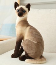 Siamese Cat 14 Inch Stuffed Animal Plush Toys Toddler Doll Kids Gifts