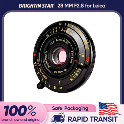 Brightin Star 28mm F2.8 Full Frame Portrait Lens for Leica M Mount M11 M10R M240