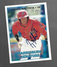 WASHINGTON NATIONALS RAFAEL BAUTISTA SIGNED 2016 TOPPS HERITAGE MINORS CARD
