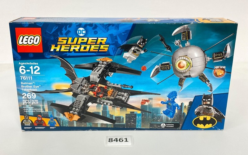 LEGO 76111 DC Super Heroes Batman Brother Eye Takedown 269 Pcs New in Box